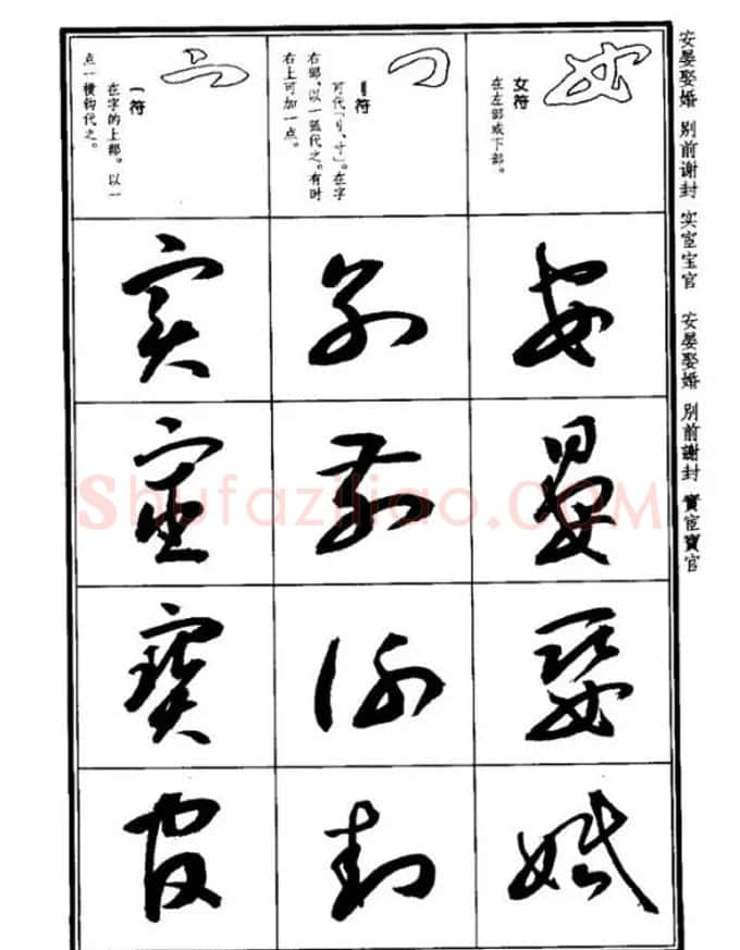 书法字海《王羲之草书十七帖解析字帖》 | 毛笔草书字帖