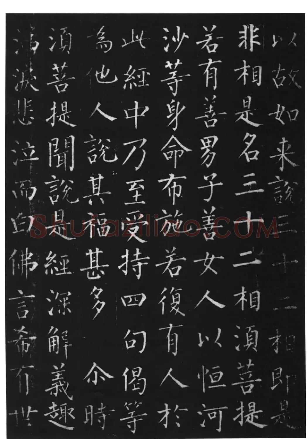柳体楷书字帖《柳公权金刚经》 | 软笔楷书字帖