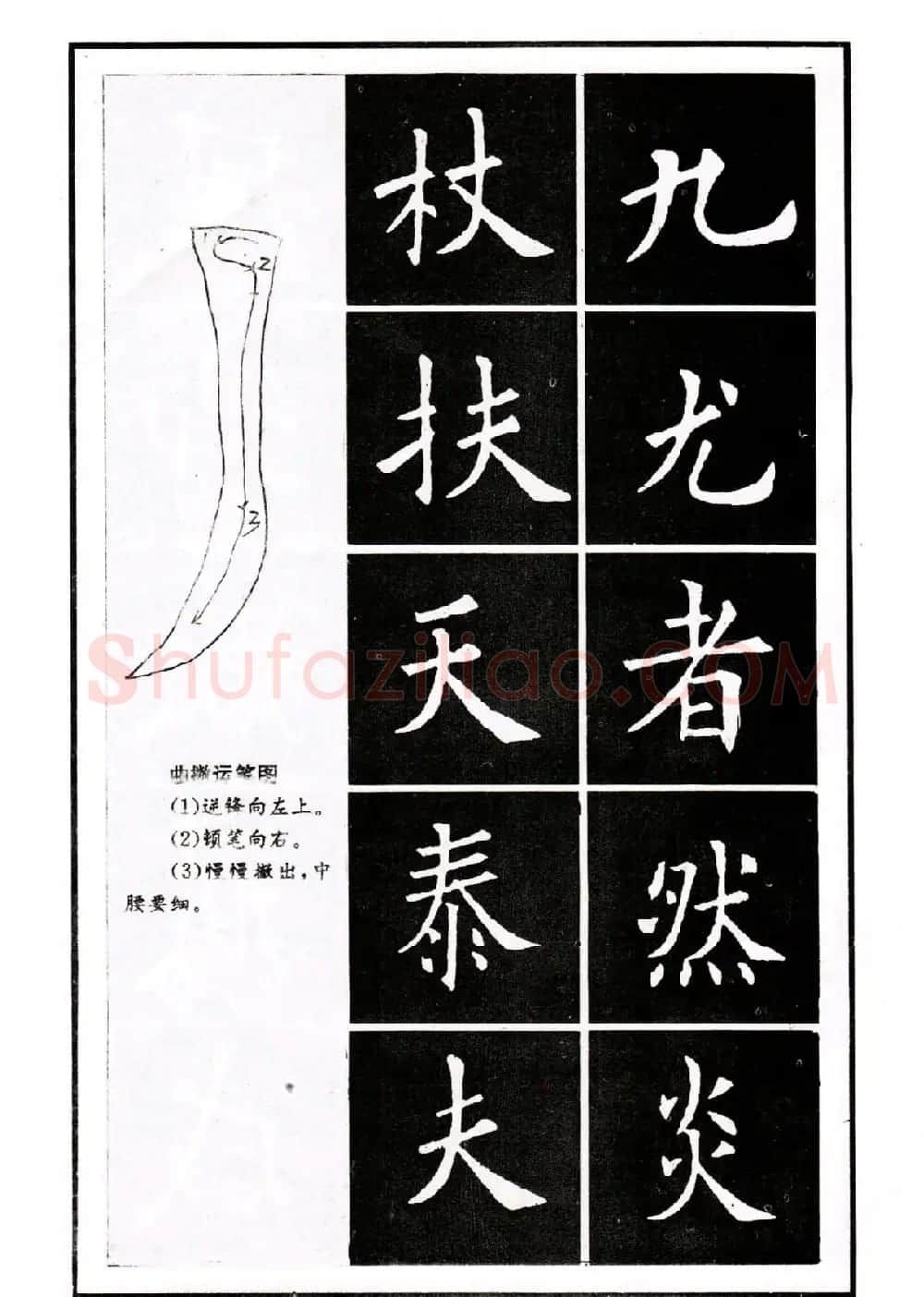 中小学生书法教材：楷书入门永字八法习字帖 | 毛笔楷书字帖