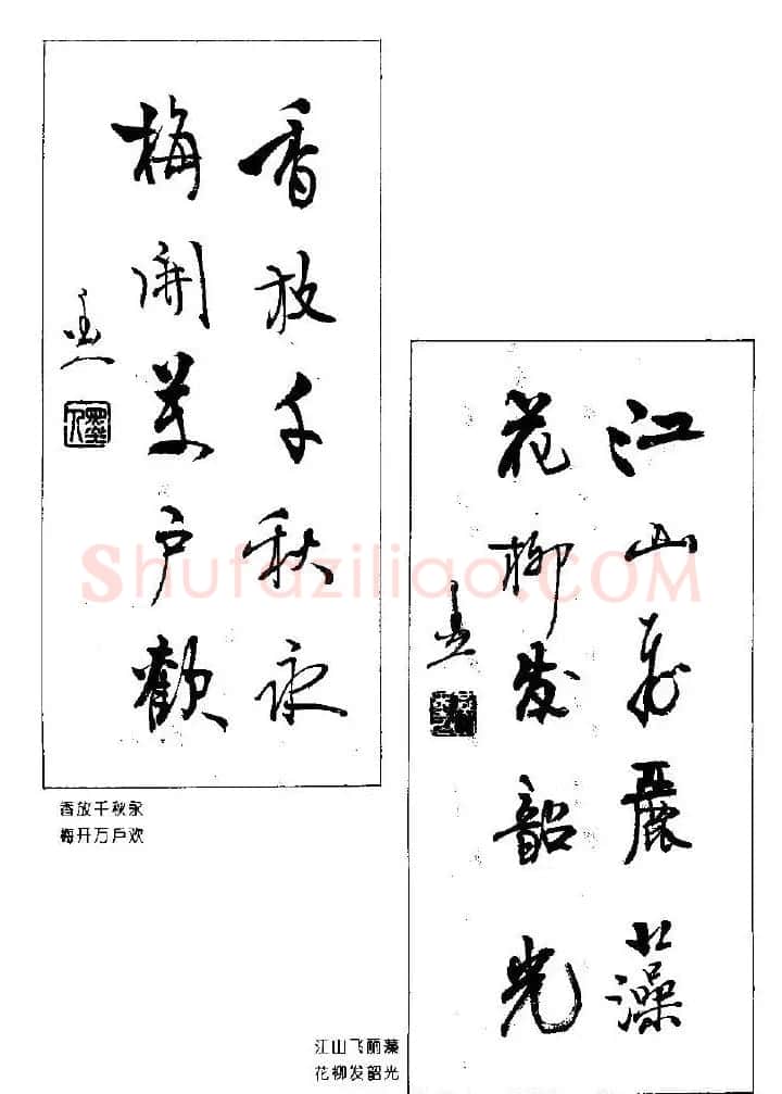 杨再春书法作品五言对联 | 名家书法作品赏析