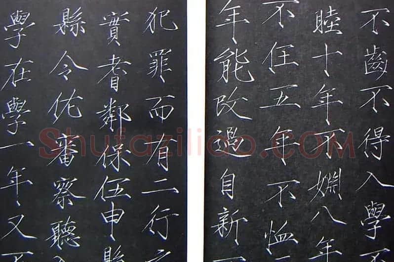 赵佶瘦金体书法赏析《大观圣作之碑》 | 书法碑帖