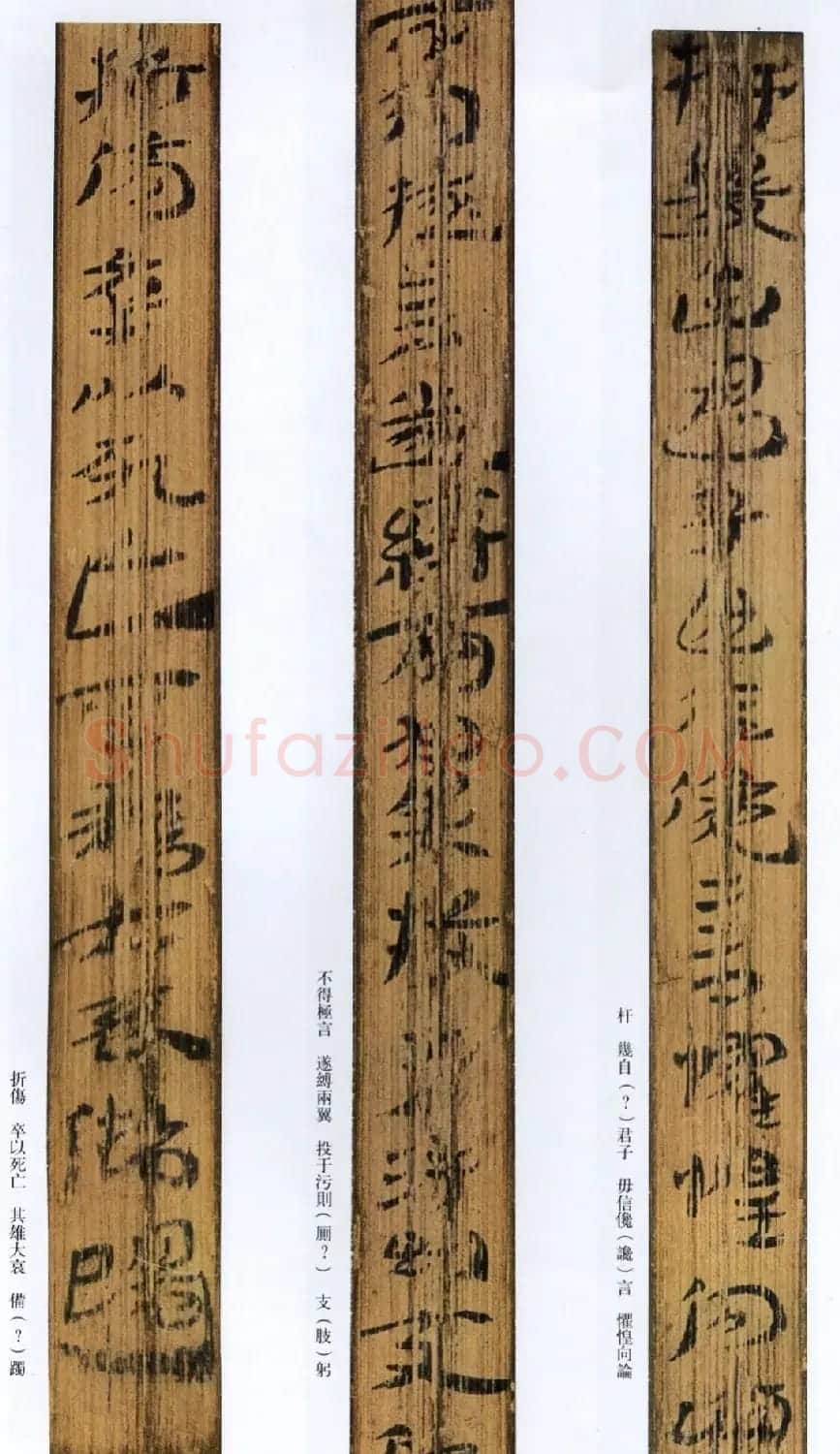 西汉草隶书法竹简《神乌傅》高清本 | 书法作品鉴赏