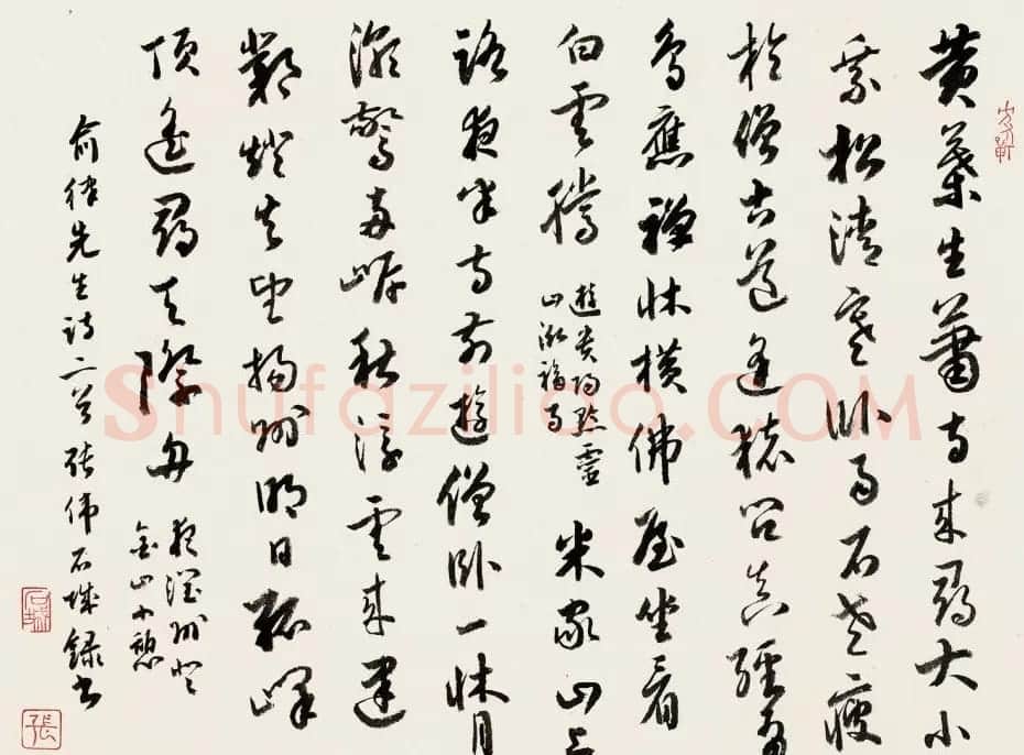南京书画院副院长张伟书法作品 | 书法作品精选