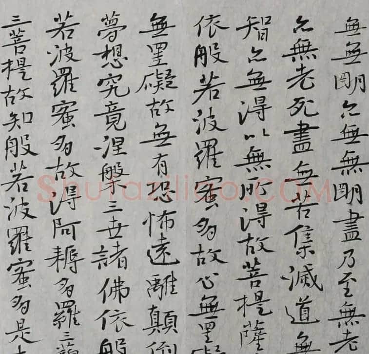徐海书法作品欣赏《般若波罗蜜多心经》 | 书法心经全文