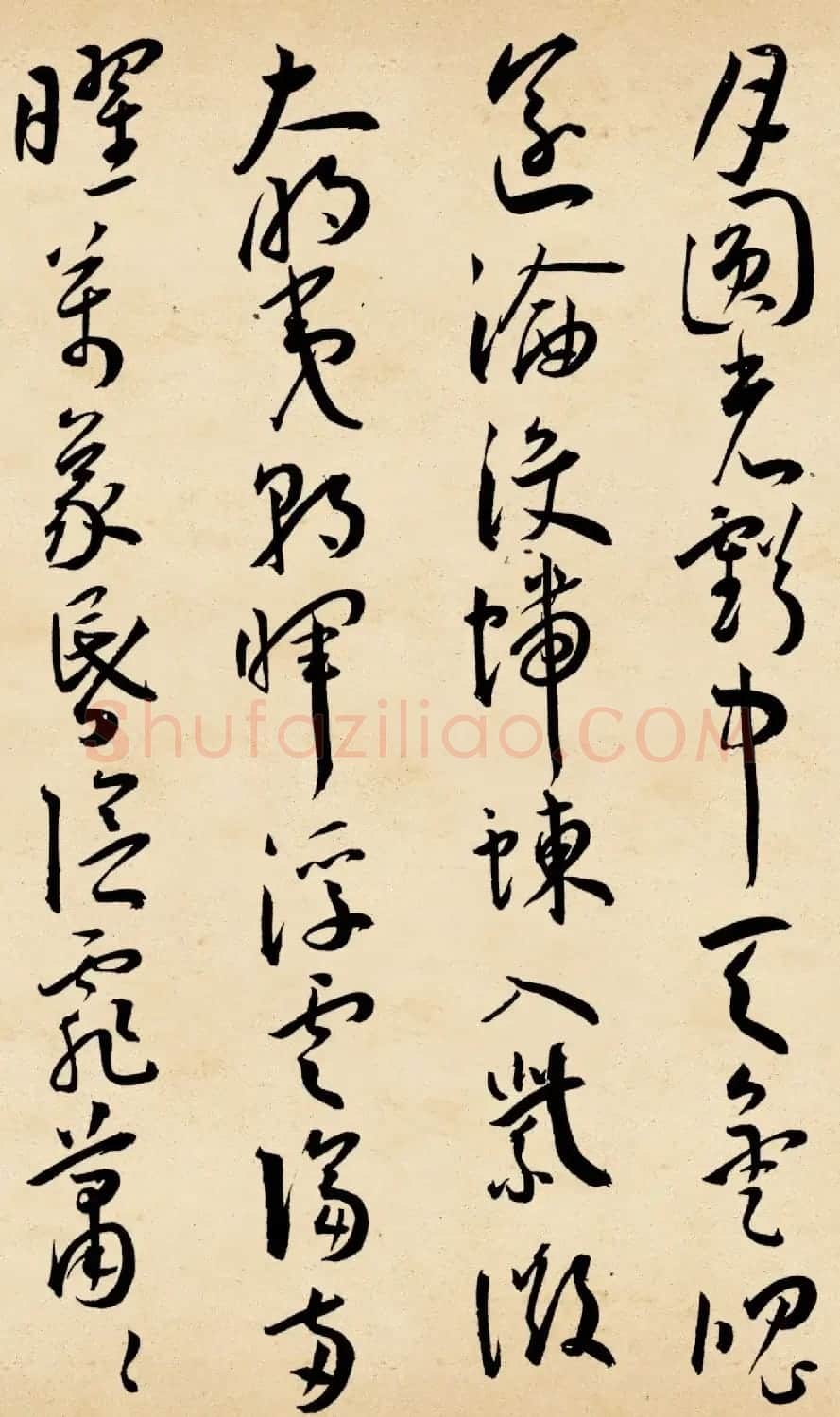 明代王宠草书诗卷《李太白古风诗九首》 | 软笔书法作品
