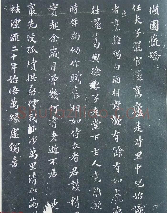 《宋拓西楼苏帖东坡书髓》第三册匋斋旧藏本 | 软笔书法作品