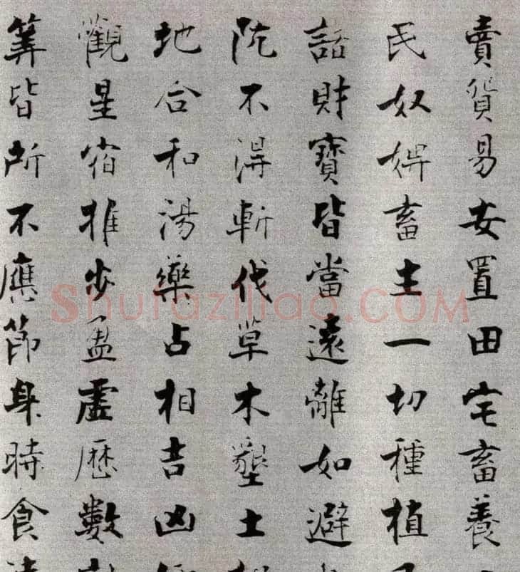 张即之楷书抄经《佛遗教经》 | 毛笔楷书字帖