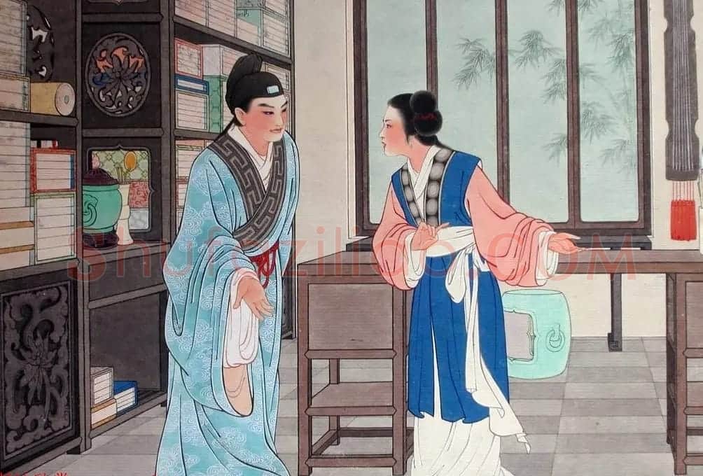 王叔晖绘画作品图册欣赏《西厢记》 | 传世书法作品赏析