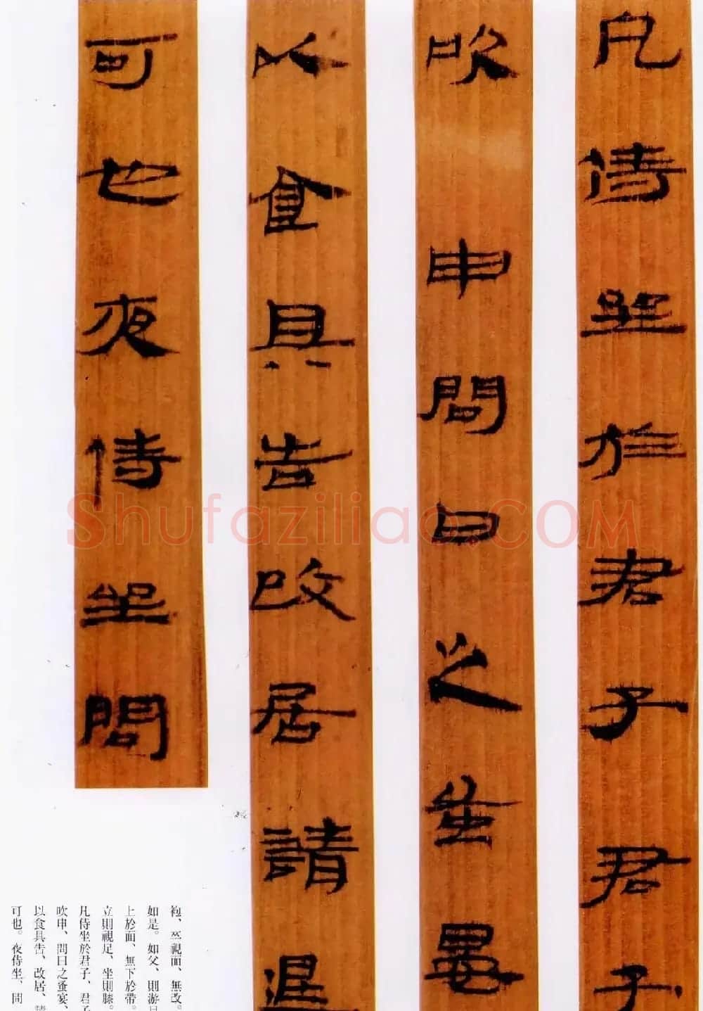 简牍名迹欣赏《武威王莽新简仪礼》 | 书法作品欣赏