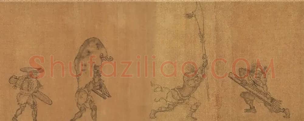 颜庚《钟馗嫁妹图》和《钟馗雨夜出游图》 | 传世书法作品赏析