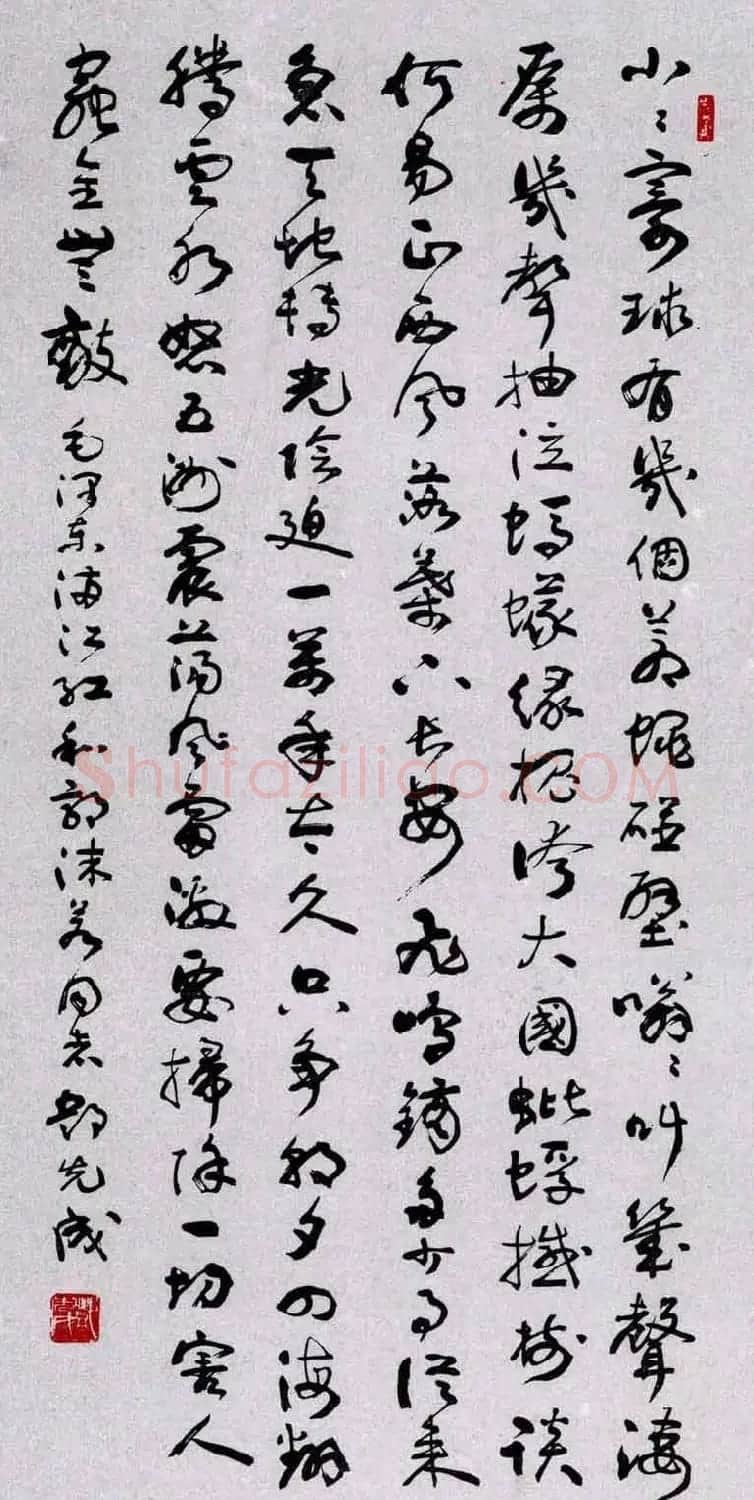 名家书法作品欣赏《毛主席诗词》第二辑 | 名家书法作品赏析