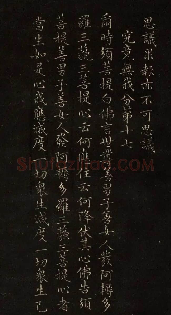 赵文敏法书《赵孟頫金刚经》 | 书法名家作品鉴赏