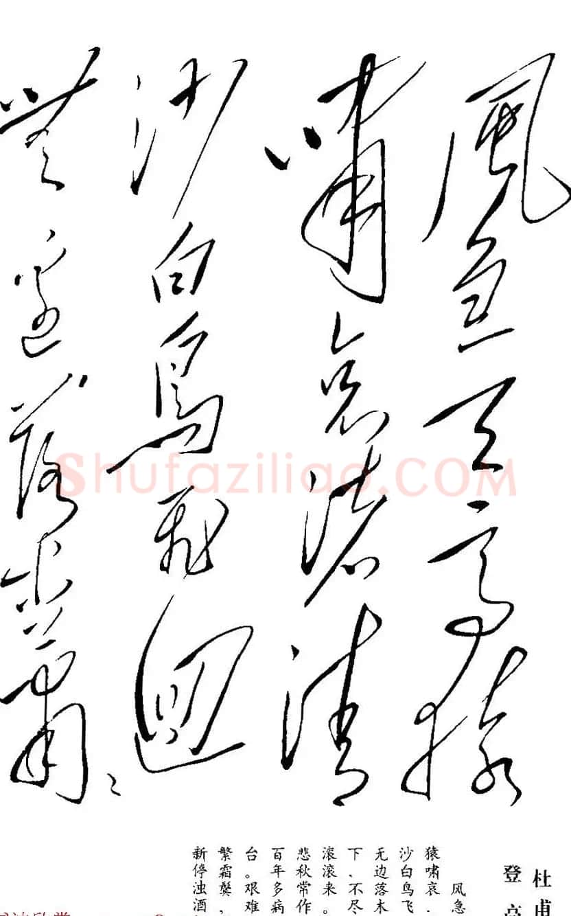 毛泽东书法真迹《杜甫诗词五首》 | 名家书法作品赏析