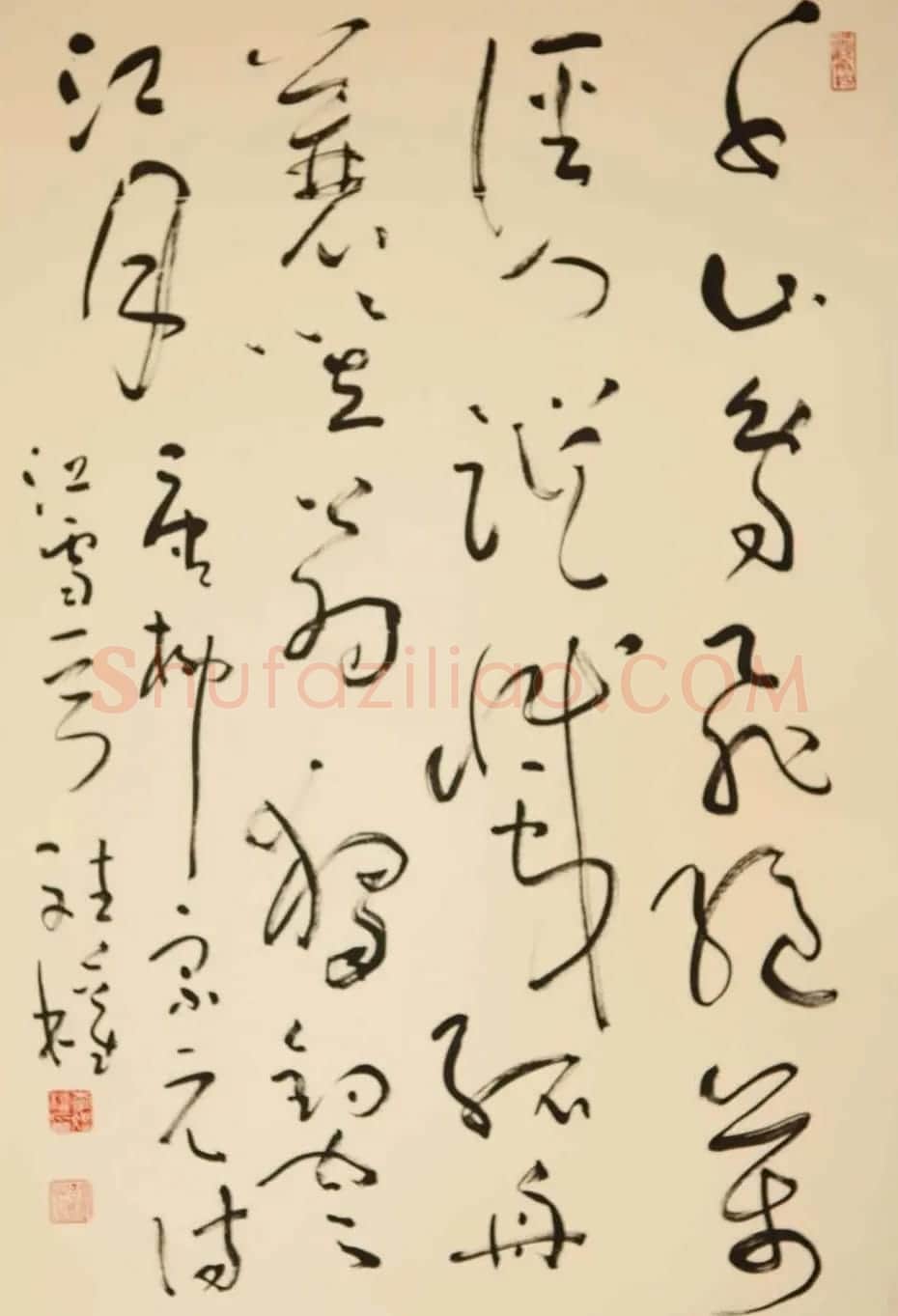 李斌权书法草书作品欣赏 | 书法作品赏析