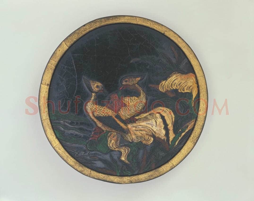 方于鲁文彩双鸳鸯墨 | 故宫文房用品藏品