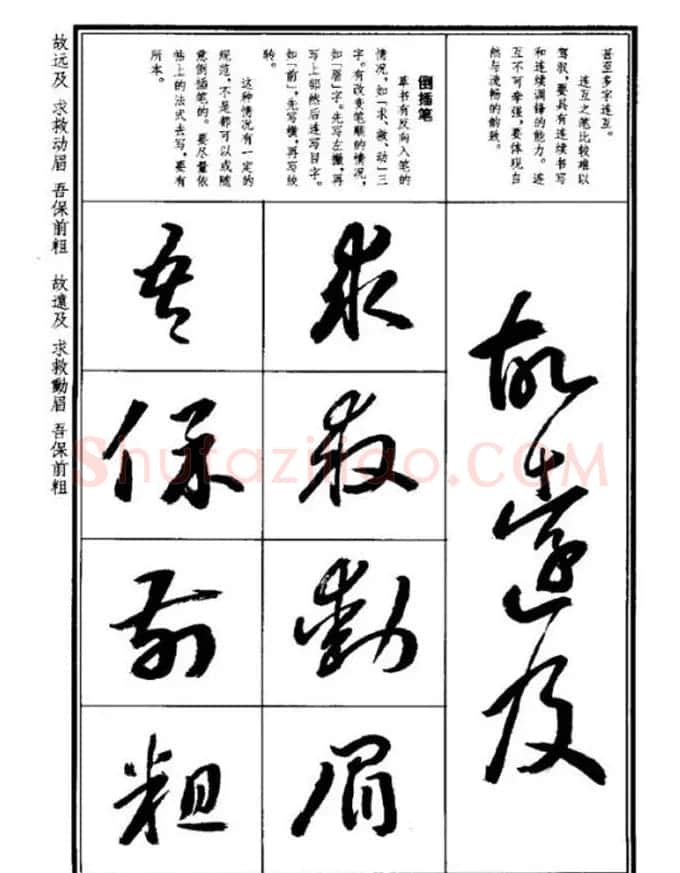 书法字海《王羲之草书十七帖解析字帖》 | 毛笔草书字帖