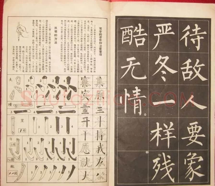 柳体大楷字帖欣赏《雷锋日記》附笔法图 | 软笔楷书字帖