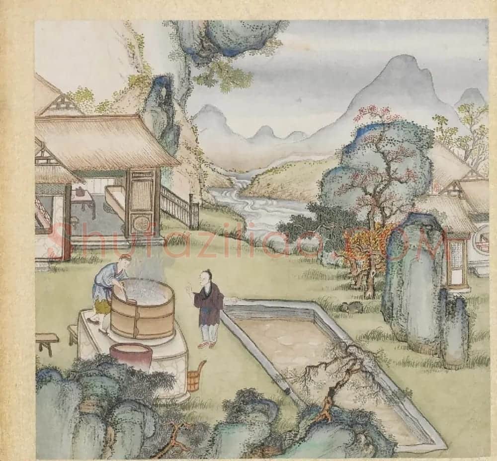 彩色字画大图欣赏《新诗造纸书画谱》 | 传世书法作品精选