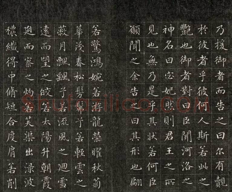 成亲王小楷书法欣赏《洛神赋》 | 名家书法作品精选