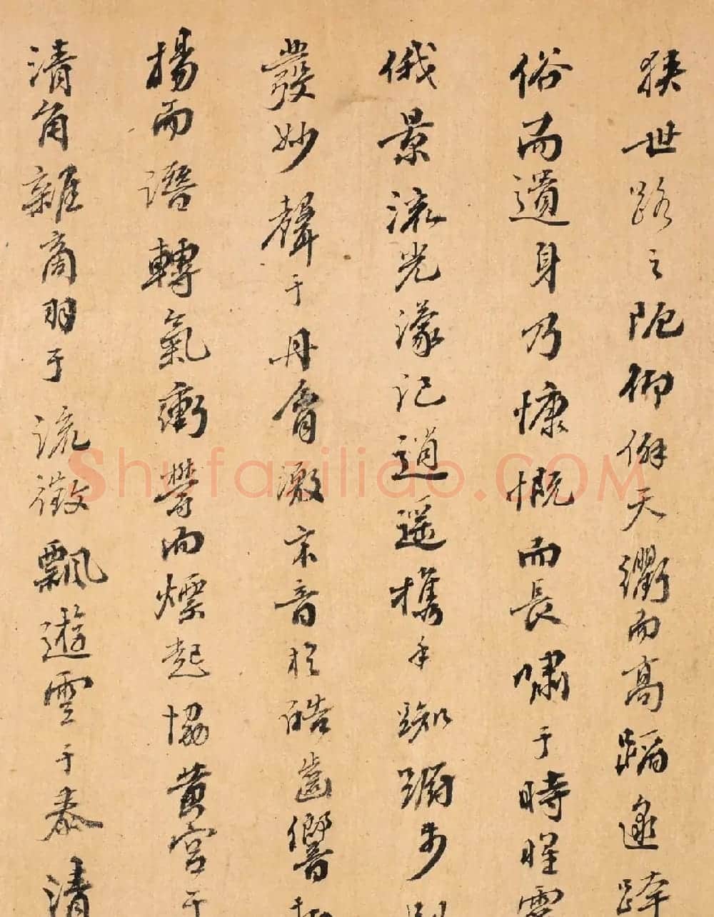 明末清初诗人顾梦游行书长卷《啸赋》 | 书法长卷