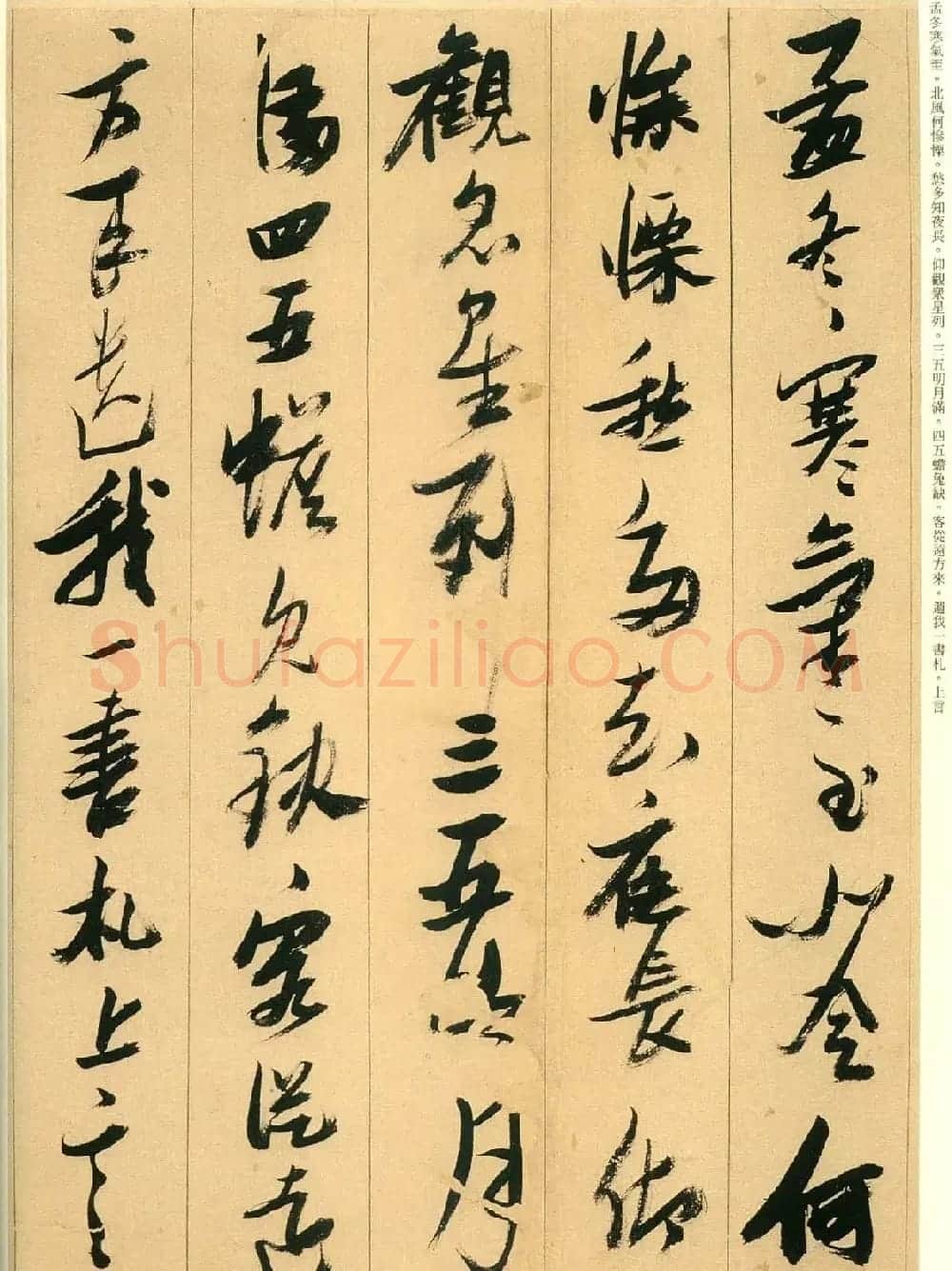 张瑞图行草书法欣赏古诗十九首 | 书法名家作品欣赏
