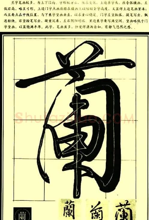 字帖图片《行草笔法解析》 | 毛笔草书字帖
