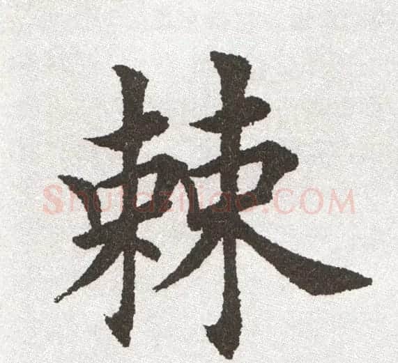 放大字帖:田英章大楷字范单字版 | 软笔楷书字帖