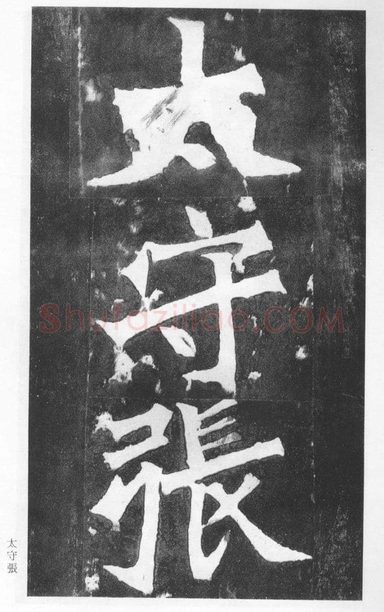张猛龙碑前秦北朝碑刻碑拓,摘自前秦北朝张猛龙碑(全本)