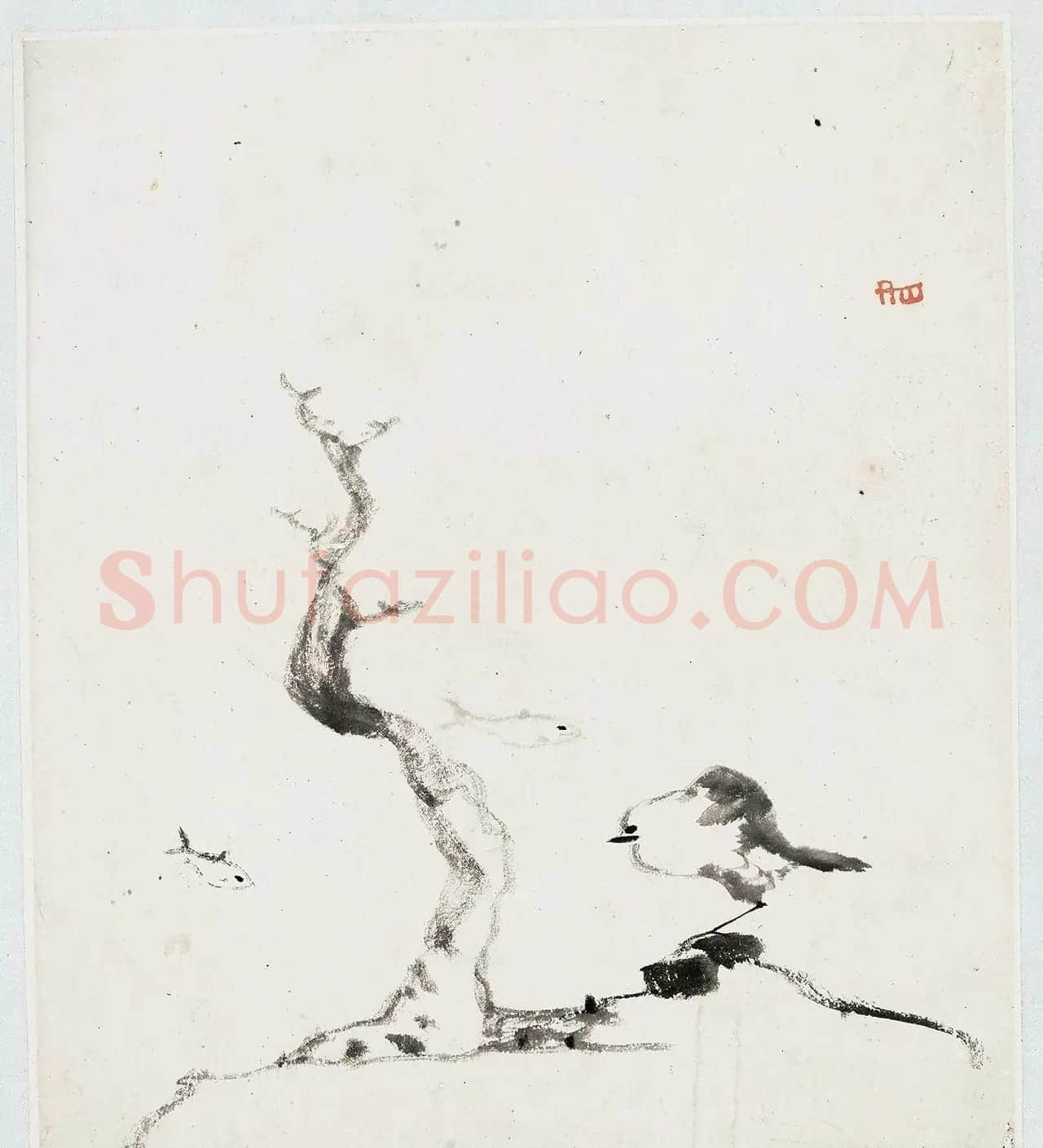 西泠印社镇馆之宝：《朱耷山水册》 | 传世书法作品赏析