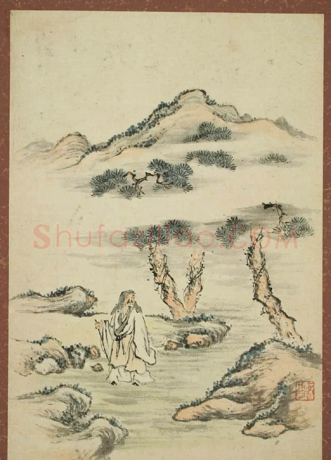 日本服元乔书法《服部南郭祇园南海书画帖》 | 名家书法作品精选
