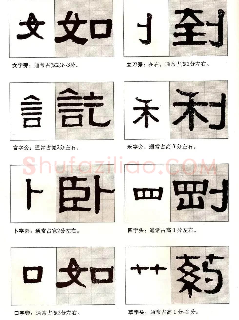 字帖欣赏《黄金分割习字丛帖-伊秉绶隶书》 | 毛笔隶书字帖