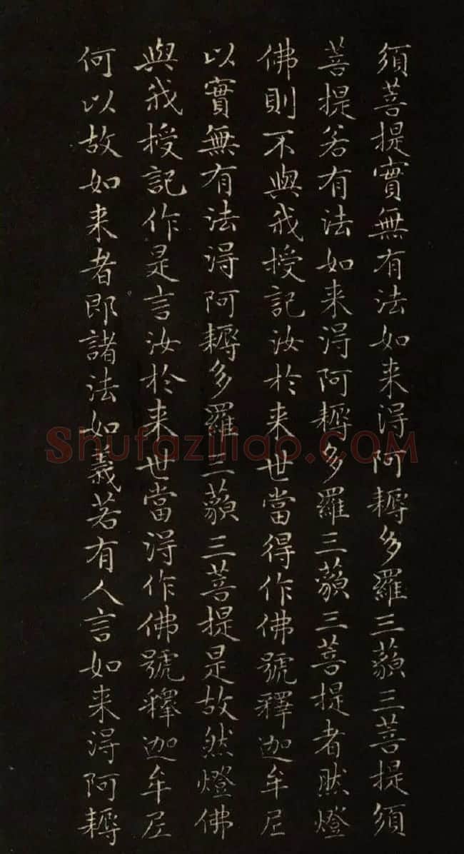赵文敏法书《赵孟頫金刚经》 | 书法名家作品鉴赏