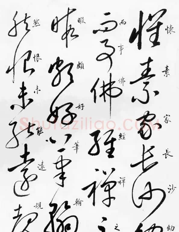 启功草书临唐怀素自叙帖 | 软笔草书字帖