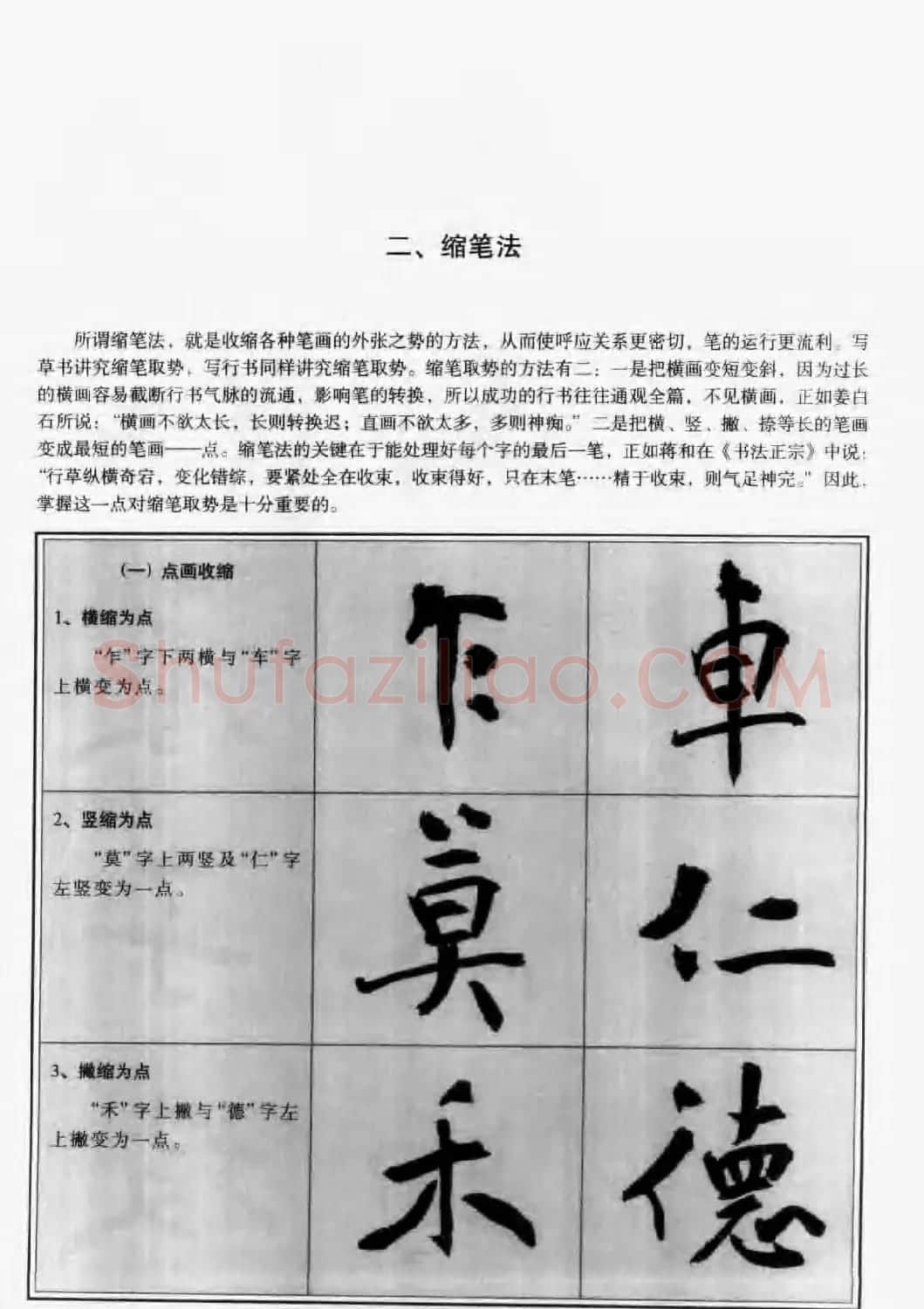 毛笔字帖教程《行书入门大字谱》 | 软笔行书字帖