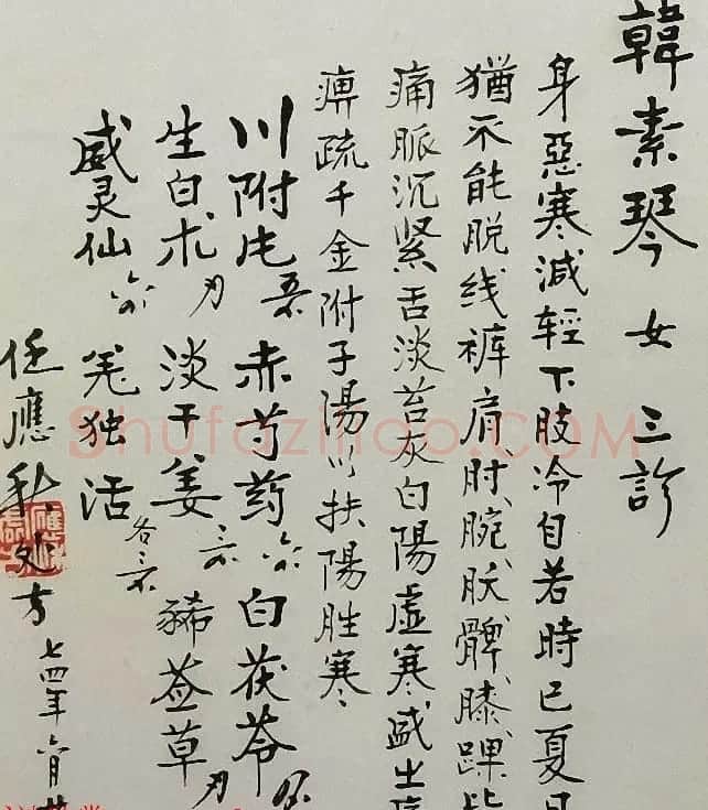 书法家亲手开方子附名医药方手迹 | 名家书法作品赏析