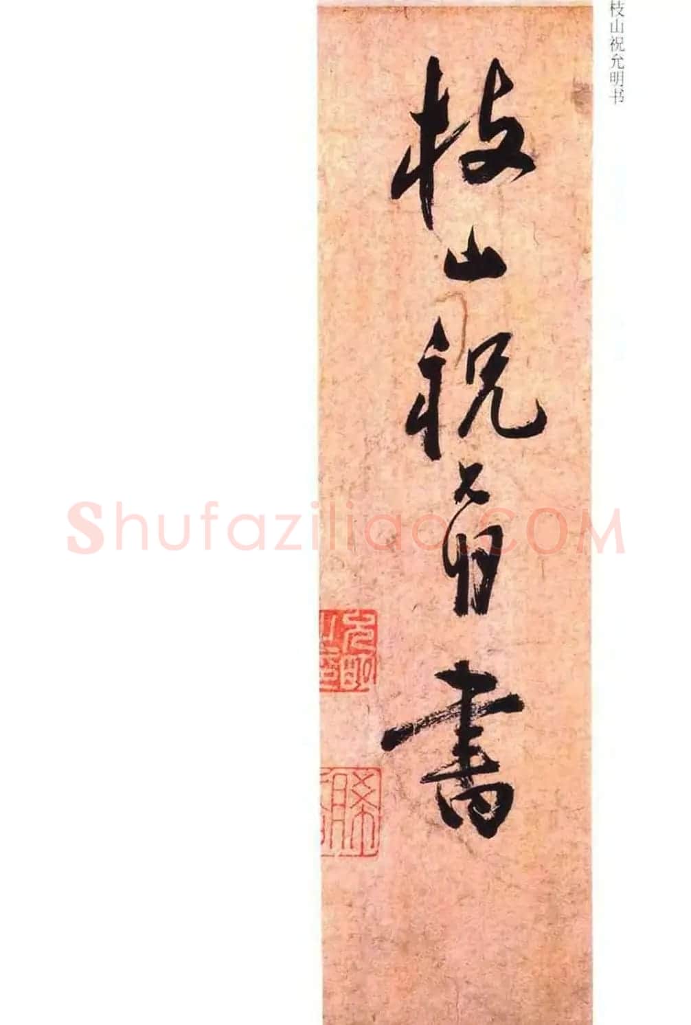 祝允明草书书法赏析《云江记》 | 名家书法作品赏析