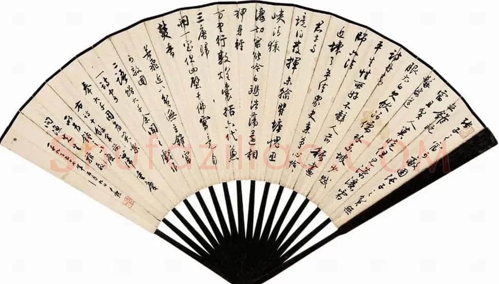 白蕉扇面书法作品欣赏 | 书法作品赏析