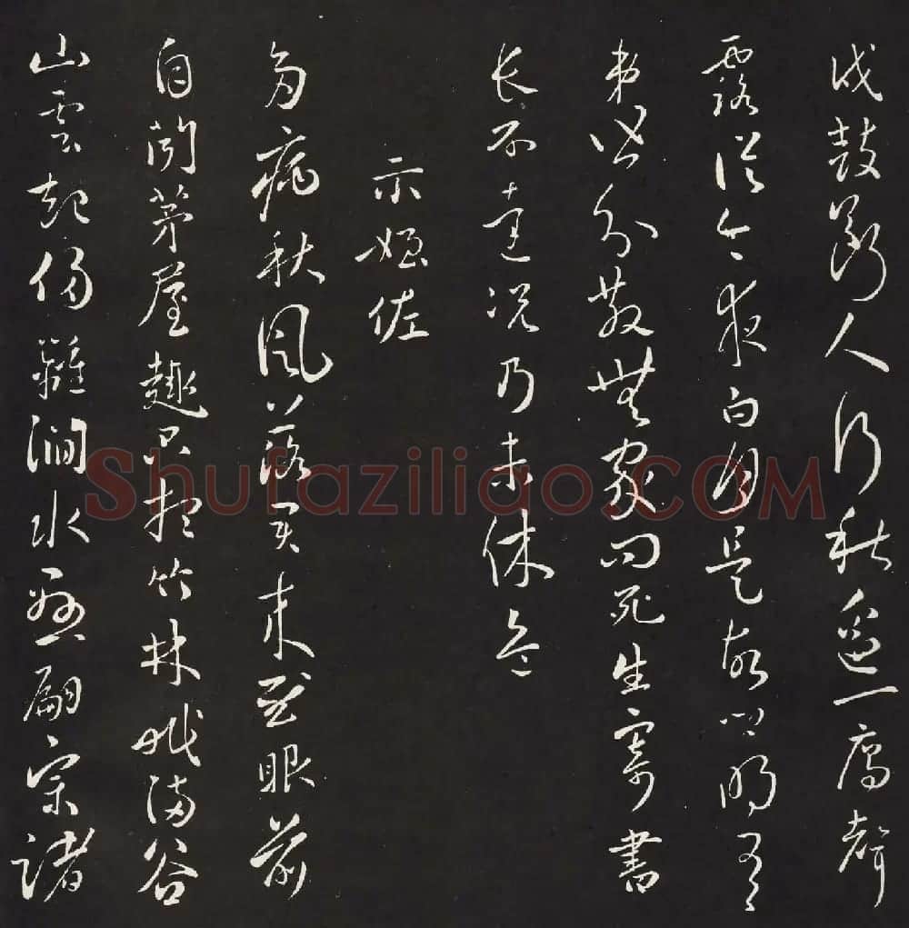 宋琬集二王书法《二妙轩碑》杜诗石刻 | 书法名家作品欣赏