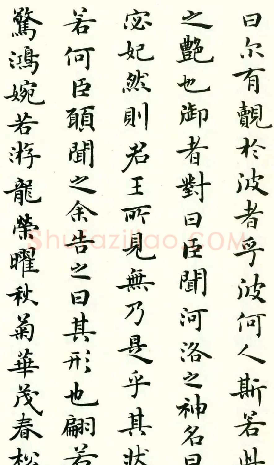 梁鼎光小楷书法欣赏《洛神赋》 | 书法名家作品鉴赏