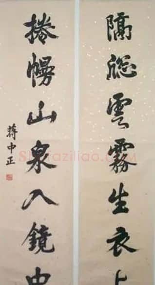 蒋中正书法作品欣赏 | 名家书法作品精选
