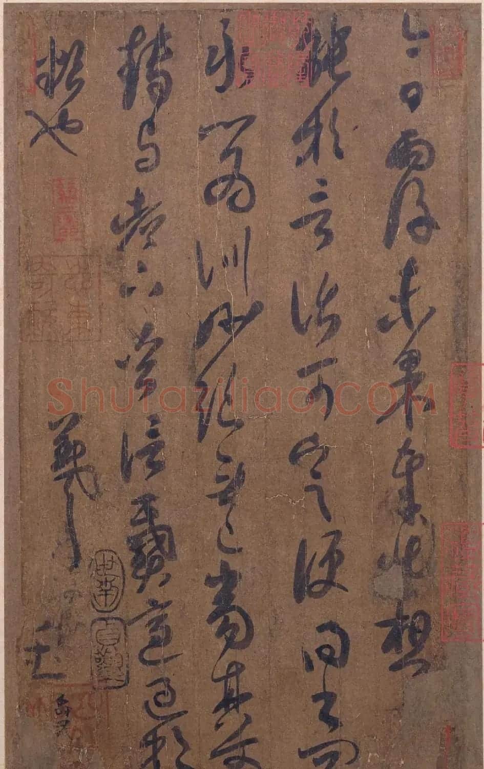 王羲之草书《雨后帖》(古人临写) | 名家书法作品精选