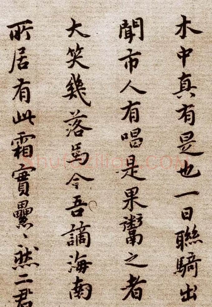 祝允明小楷欣赏东坡记游卷 | 名家书法作品赏析