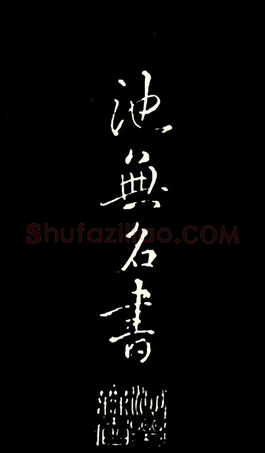 池无名书法《大雅行书般若心经》 | 书法心经全文