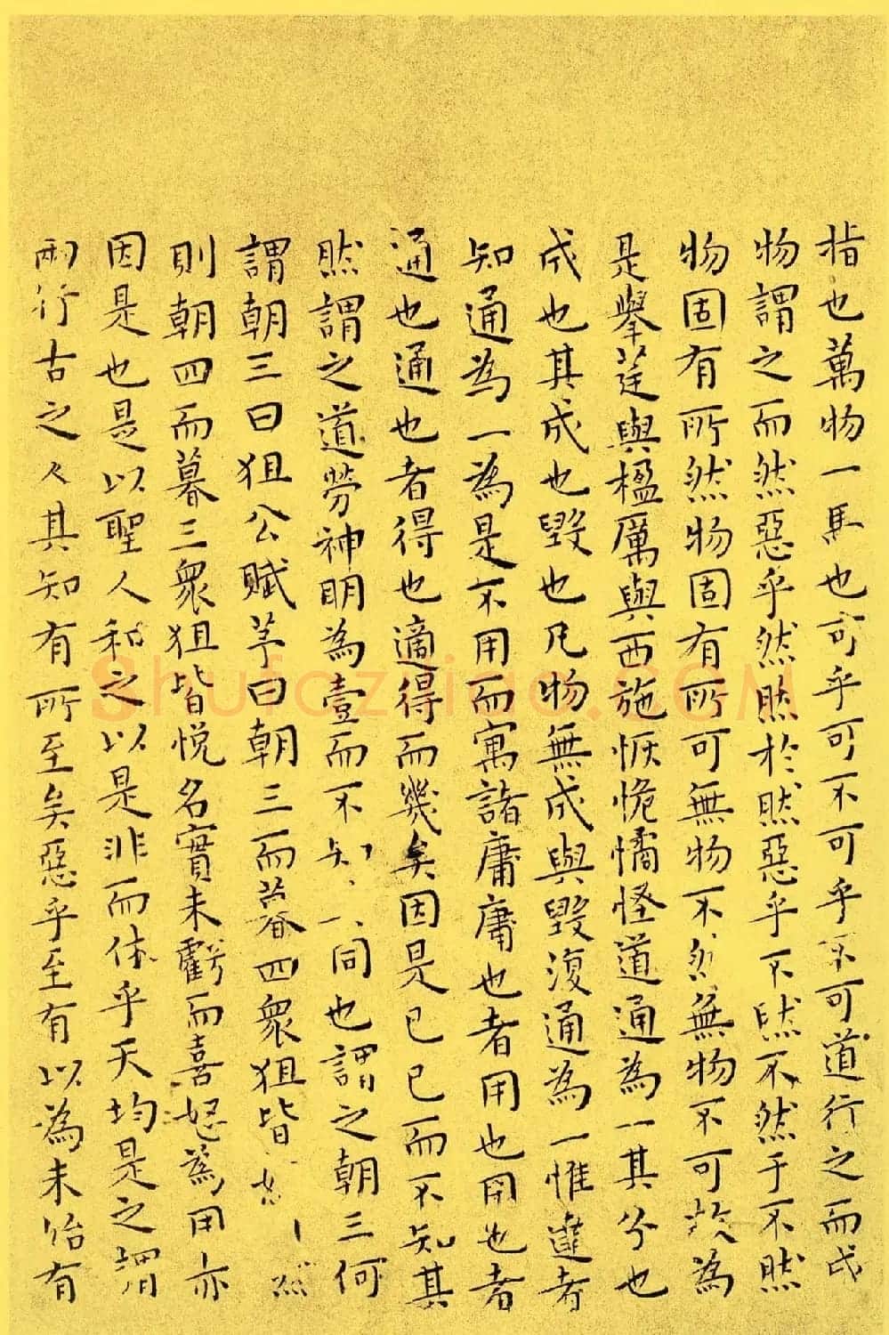 明代书法家王宠小楷欣赏《南华真经内七篇》 | 书法名家作品欣赏