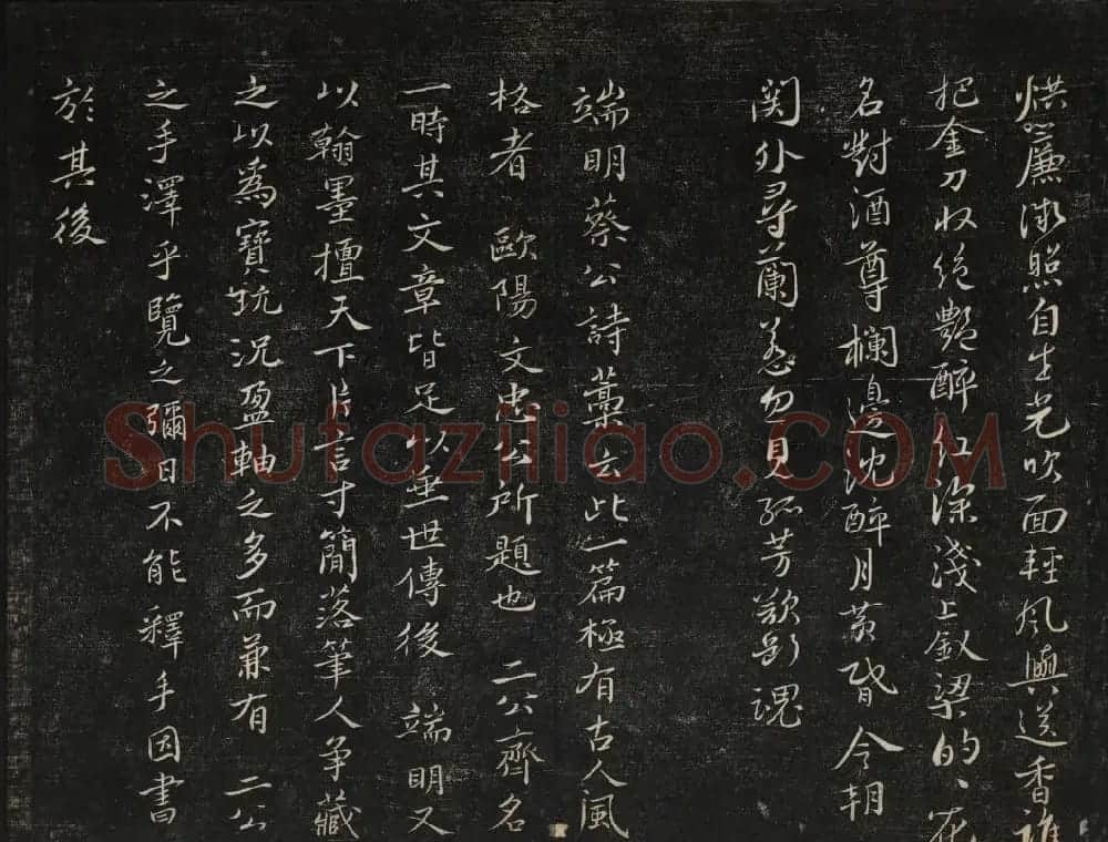 蔡襄法帖欣赏 御赐澄清堂第四册 | 书法碑帖