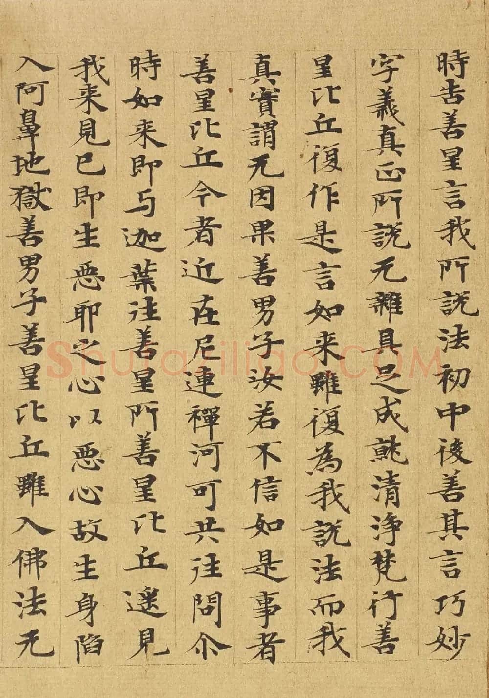 楷书高清大图欣赏《大般涅槃经迦叶菩萨品第十二》 | 敦煌写经欣赏