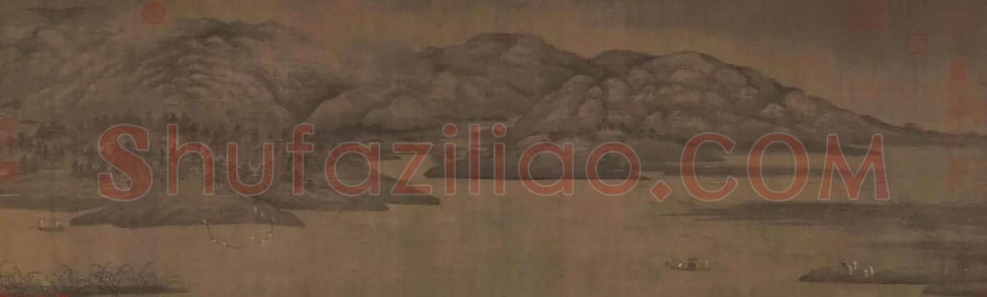 董其昌书法题跋欣赏《南唐董源山水画三卷》 | 传世书法作品精选