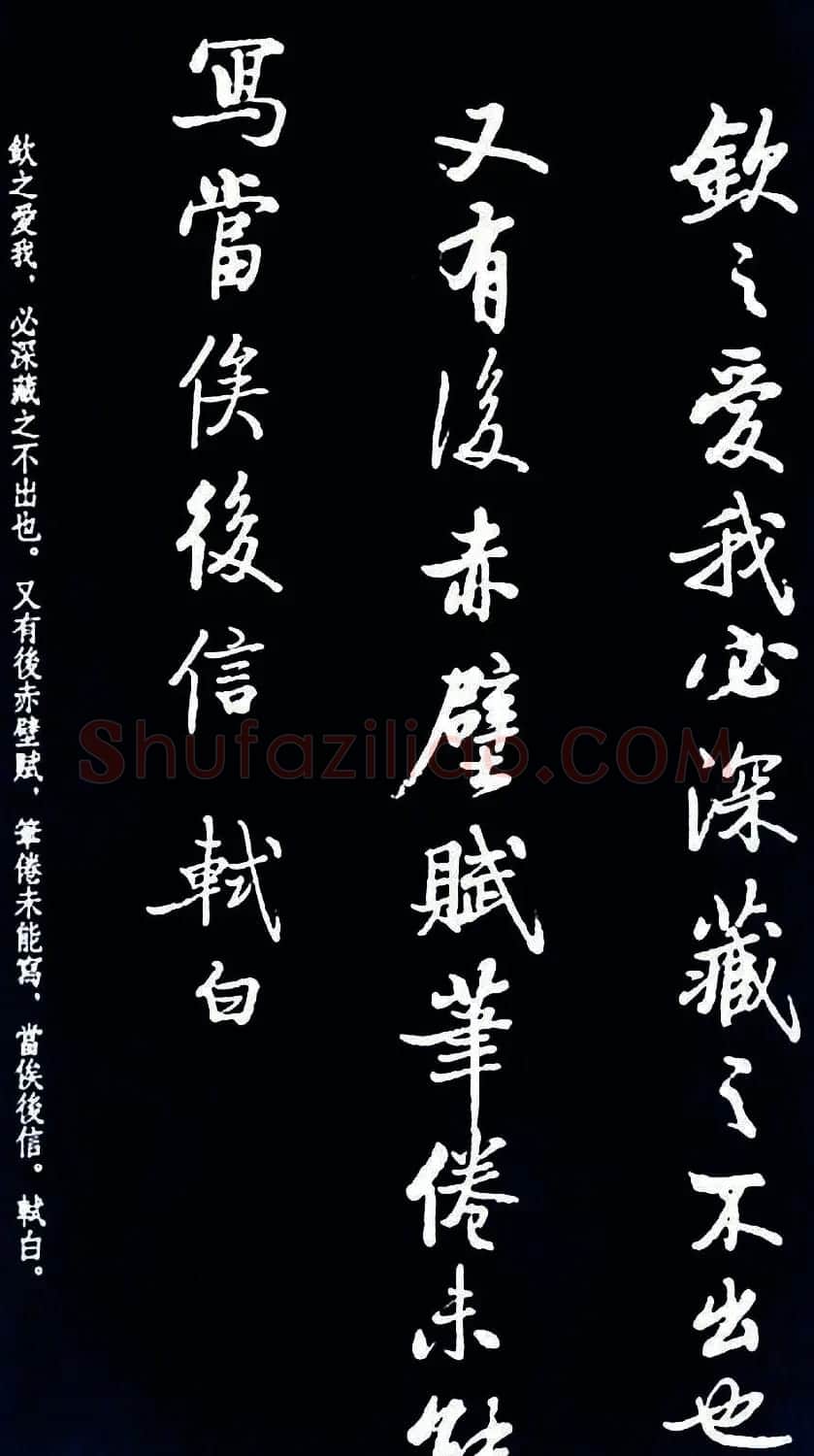 启功书法《临苏东坡前后赤壁赋》 | 毛笔书法作品