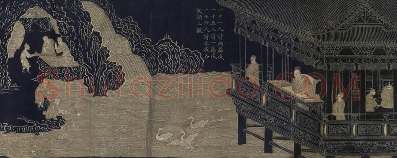明拓明益王重刻大兰亭图卷 | 故宫铭刻类藏品