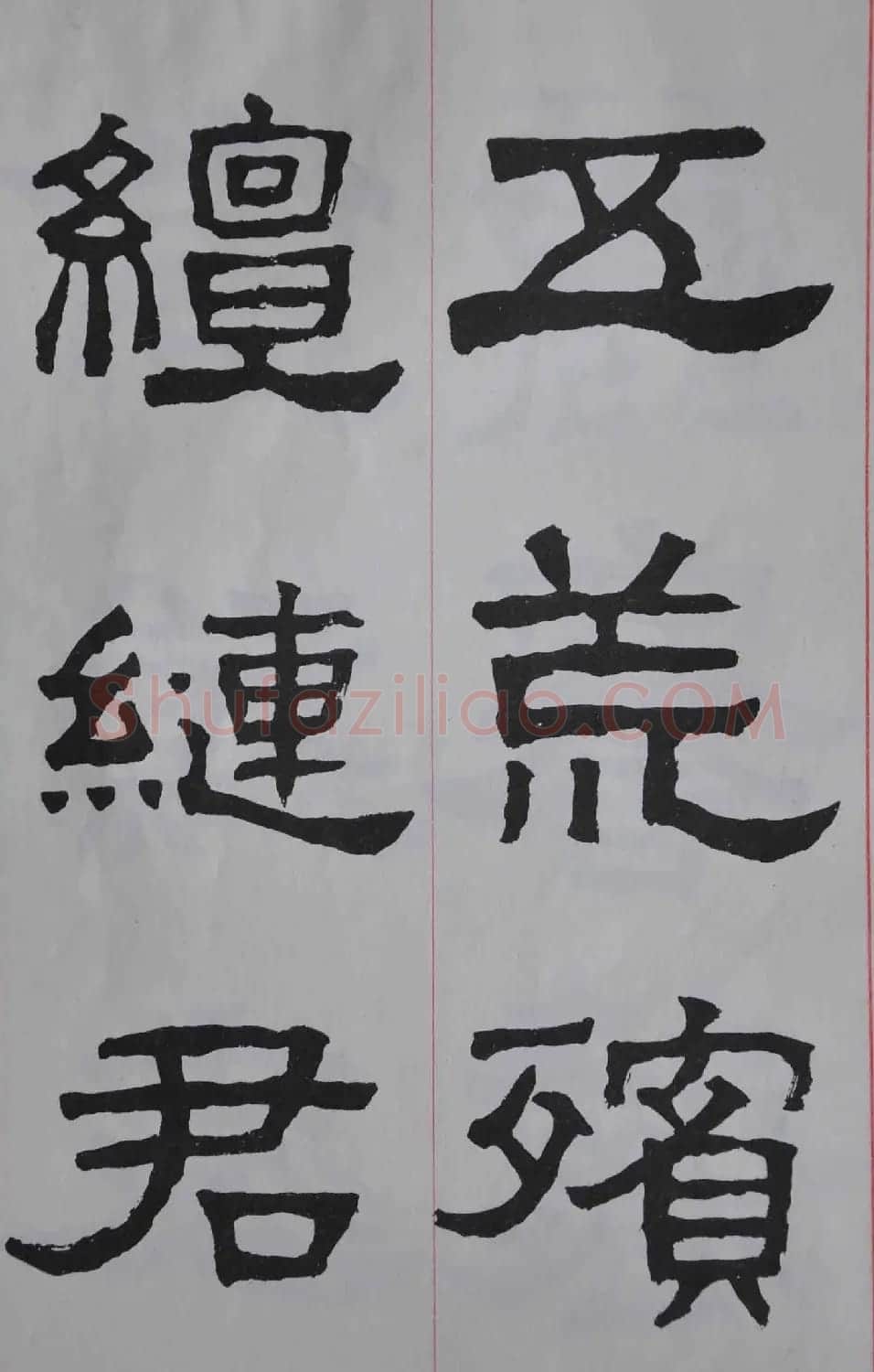 康殷隶书欣赏《大康节临张迁表颂》 | 书法作品欣赏